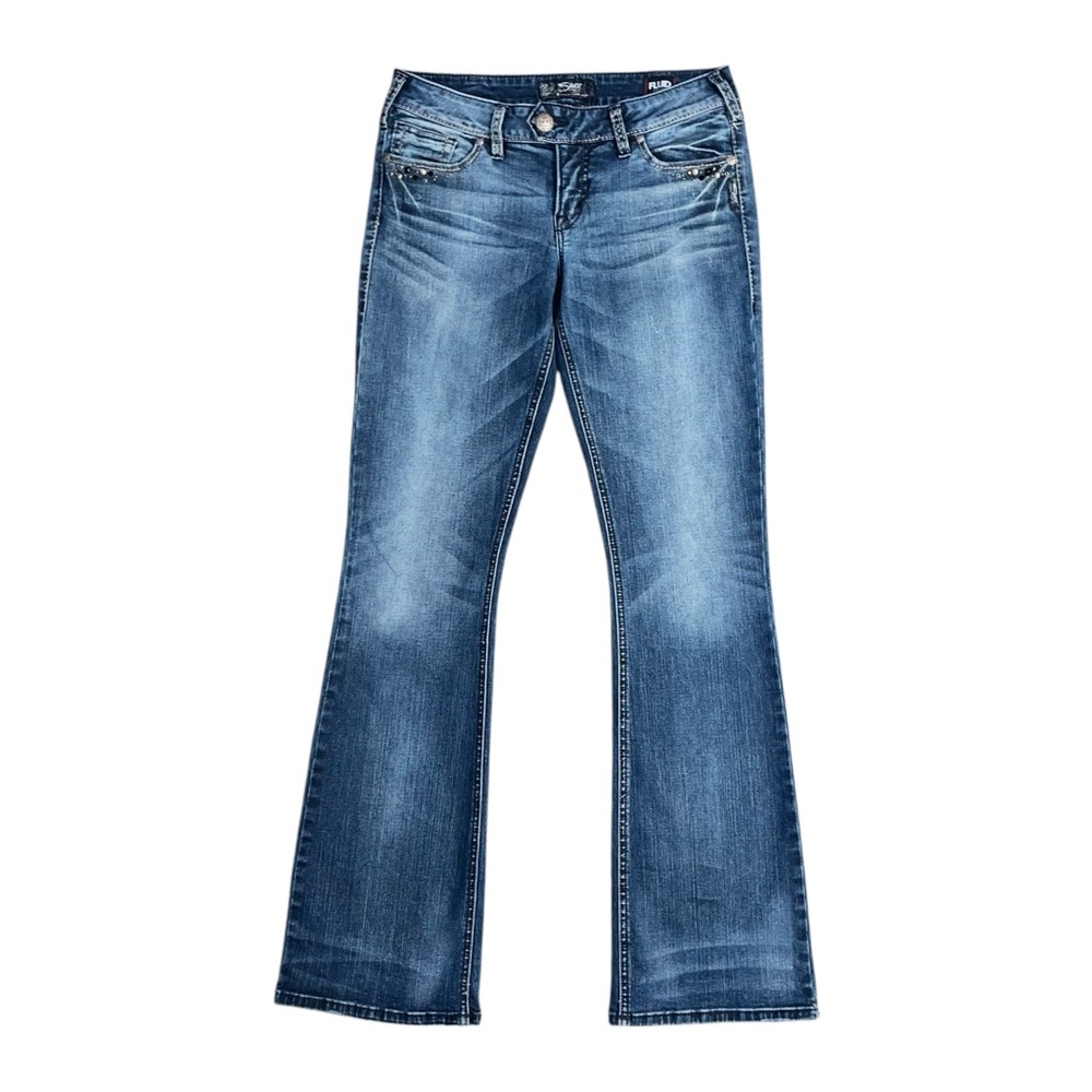 Silver Jeans Tuesday Low Rise Slim Bootcut Women’s 30 Dark Blue Denim‎